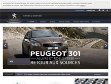 Tablet Screenshot of peugeot-rdc.com